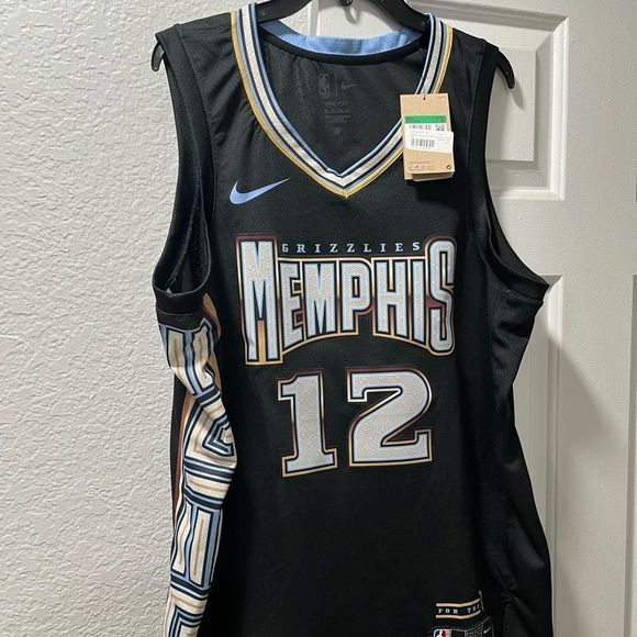 Nike Other - MEMPHIS GRIZZLIES NBA City Edition DO9598-010 Mens XL Jersey Morant #12 NWT